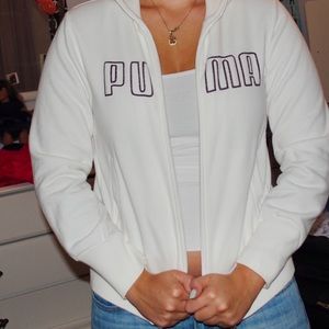 Puma zip up sweatshirt